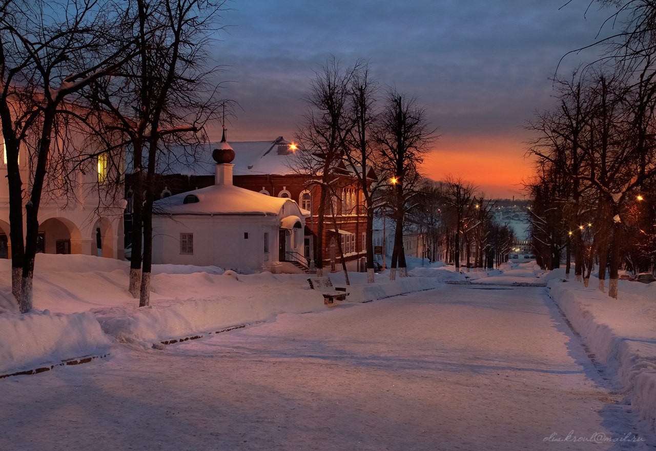 Кострома город зима