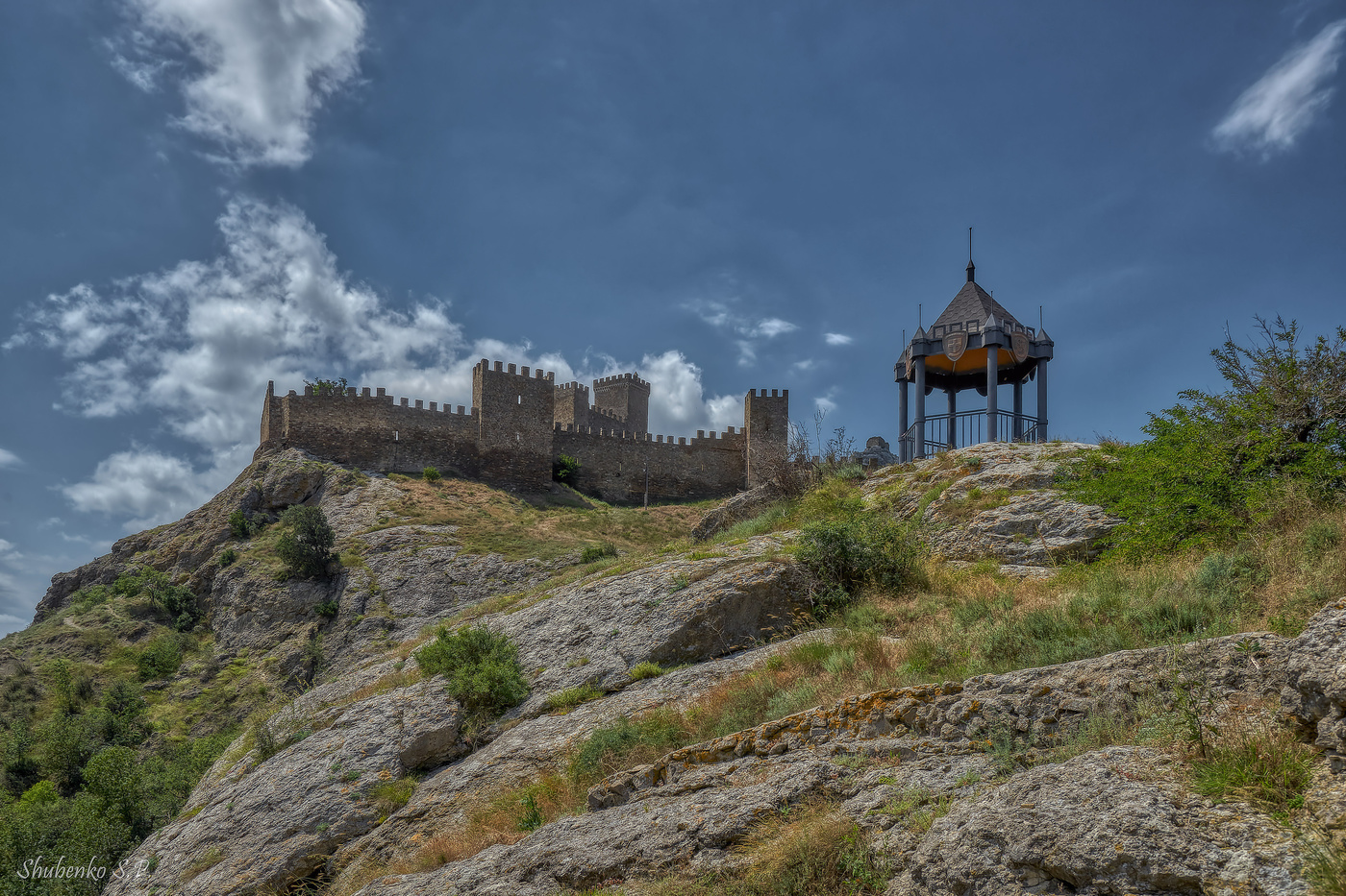 Крепость в судаке крым