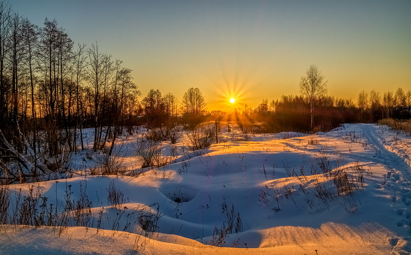 Фото Солнечный декабрь в России