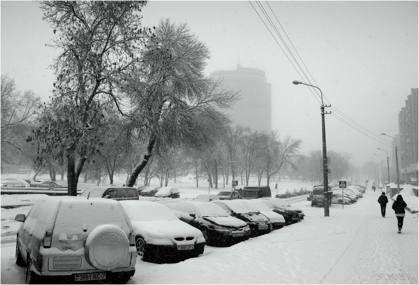 Снег в минске сегодня фото