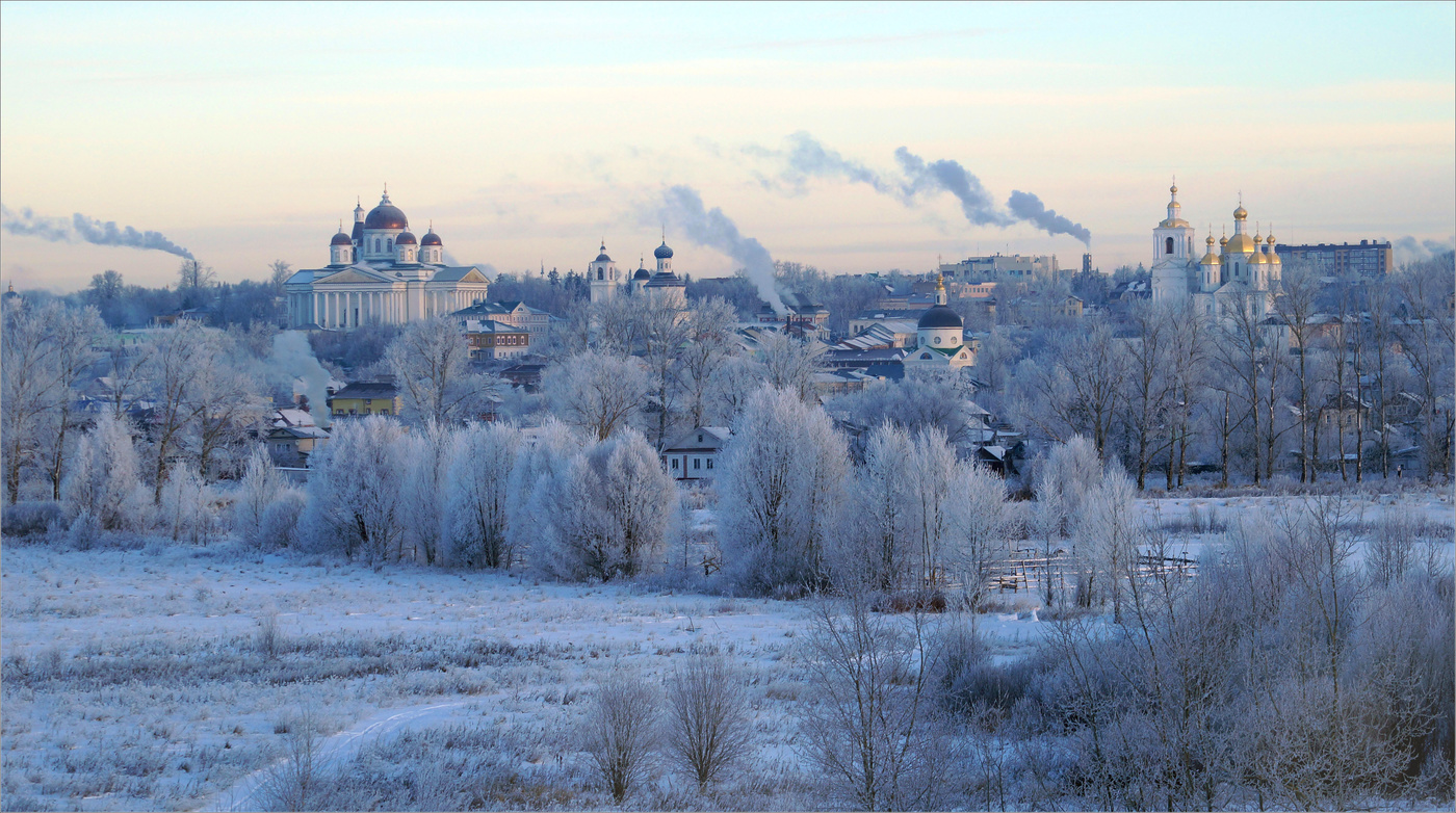 Пейзаж церковной земли Арзамас