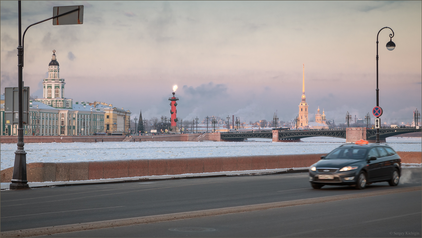 Огни на набережной бор