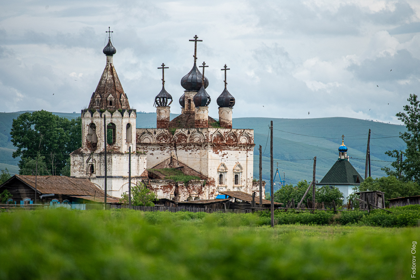 Успенская Церковь в Калинино Забайкальский край