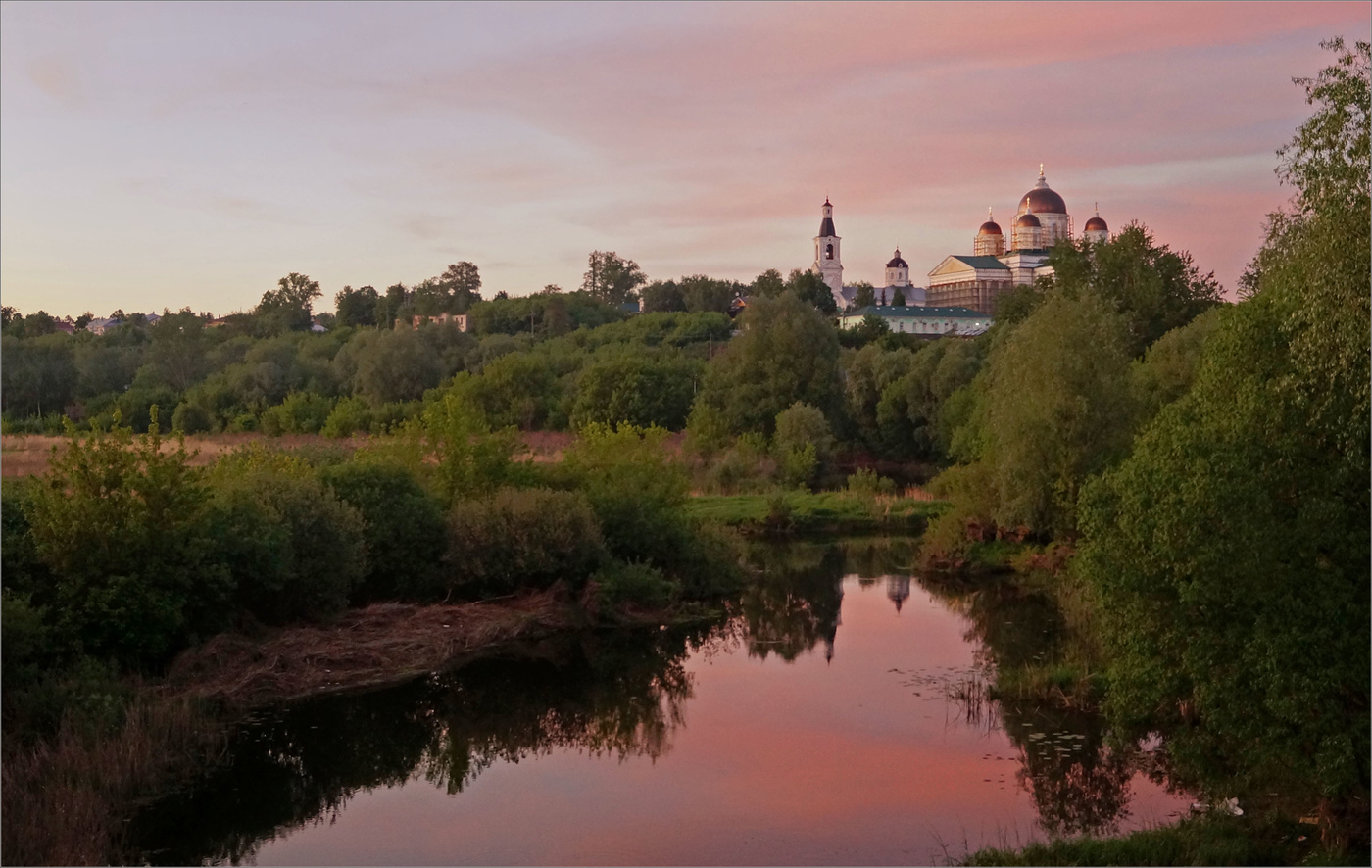 Воскресенский собор на закате Арзамас